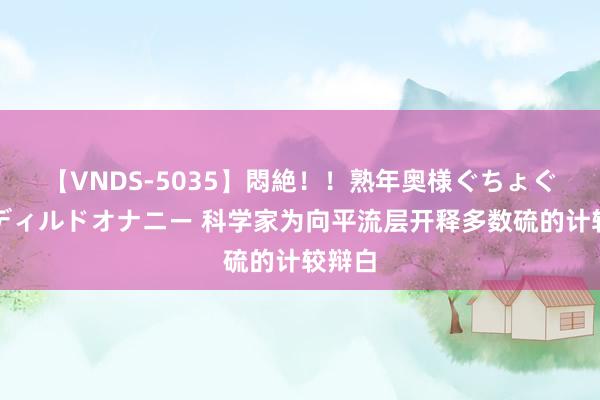 【VNDS-5035】悶絶！！熟年奥様ぐちょぐちょディルドオナニー 科学家为向平流层开释多数硫的计较辩白