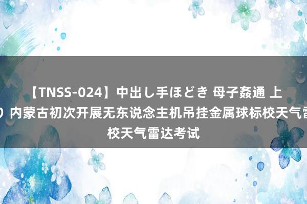 【TNSS-024】中出し手ほどき 母子姦通 上原さゆり 内蒙古初次开展无东说念主机吊挂金属球标校天气雷达考试